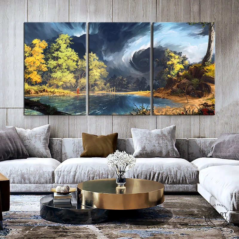 Forest, River Abstract Art Landscape Painting Canvas Wall Art Paintings for Bedroom Wall Decor Unframed
Forest, River Abstract Art Landscape Painting Canvas Wall Art Paintings for Bedroom Wall Decor Unframed