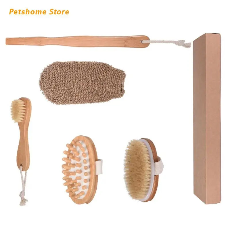 LX9C Dry Wet Brushing Body Brush Exfoliating Bath Shower Scrubber Bristle Cellulite Massager Remove Dead Skin
LX9C Dry Wet Brushing Body Brush Exfoliating Bath Shower Scrubber Bristle Cellulite Massager Remove Dead Skin