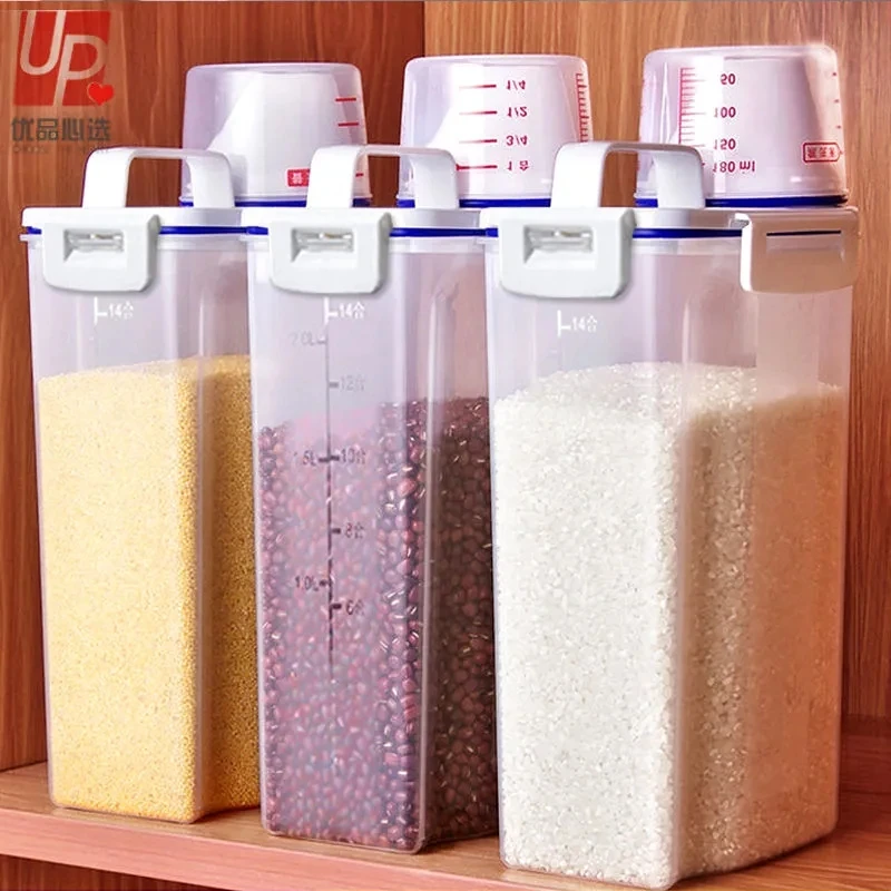 Home Food Storage Rice Bucket Kitchen Plastic Grains Insect-Proof Storage Box Sealed Moisture-Proof Storage Tank Organizer
Home Food Storage Rice Bucket Kitchen Plastic Grains Insect-Proof Storage Box Sealed Moisture-Proof Storage Tank Organizer
