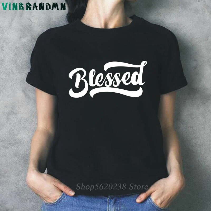 Blessed hipster slogan quote T-shirts Summer Clothes Vogue Lady T Shirt Blessed Film Tee Shirts Casual Short Sleeve Women's Tops
Blessed hipster slogan quote T-shirts Summer Clothes Vogue Lady T Shirt Blessed Film Tee Shirts Casual Short Sleeve Women's Tops