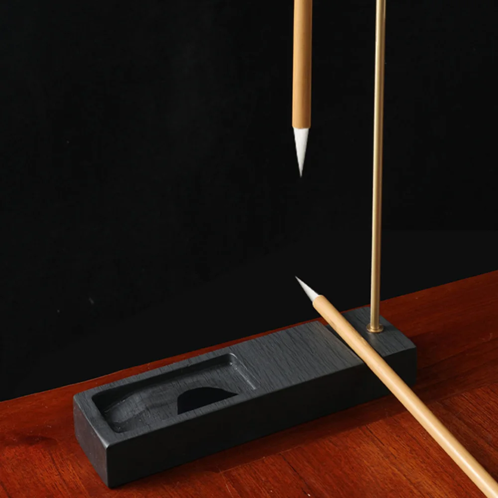 1pc Calligraphy Ink Brush Holder Writing Brush Rack Home Inkstone Brush Rest
1pc Calligraphy Ink Brush Holder Writing Brush Rack Home Inkstone Brush Rest