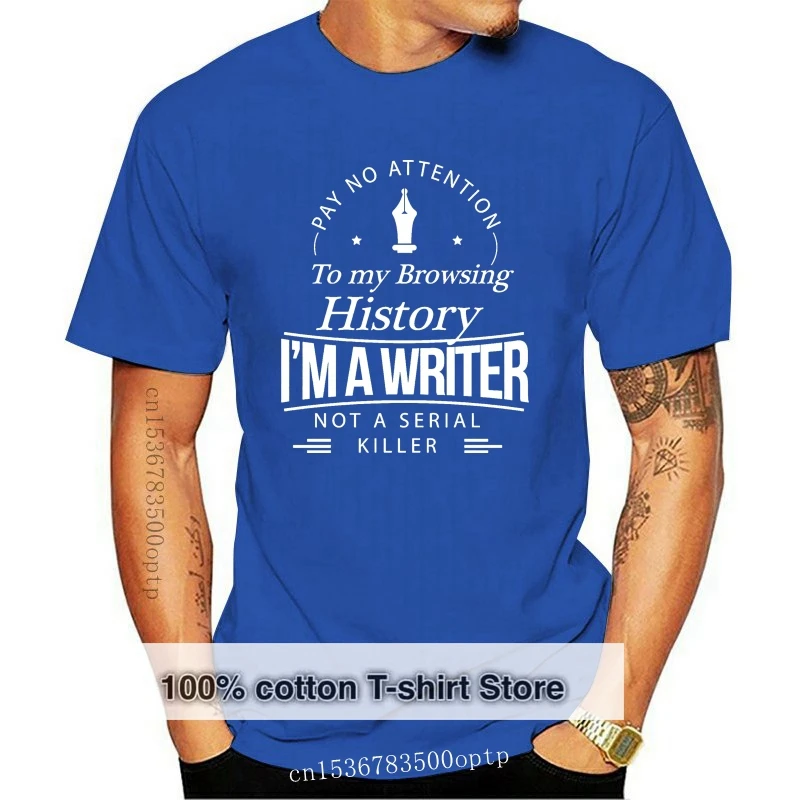 I'm A Writer Not A Serial Killer Writers Gift T-shirt T Shirts Short Sleeve Leisure Fashion Summer
I'm A Writer Not A Serial Killer Writers Gift T-shirt T Shirts Short Sleeve Leisure Fashion Summer