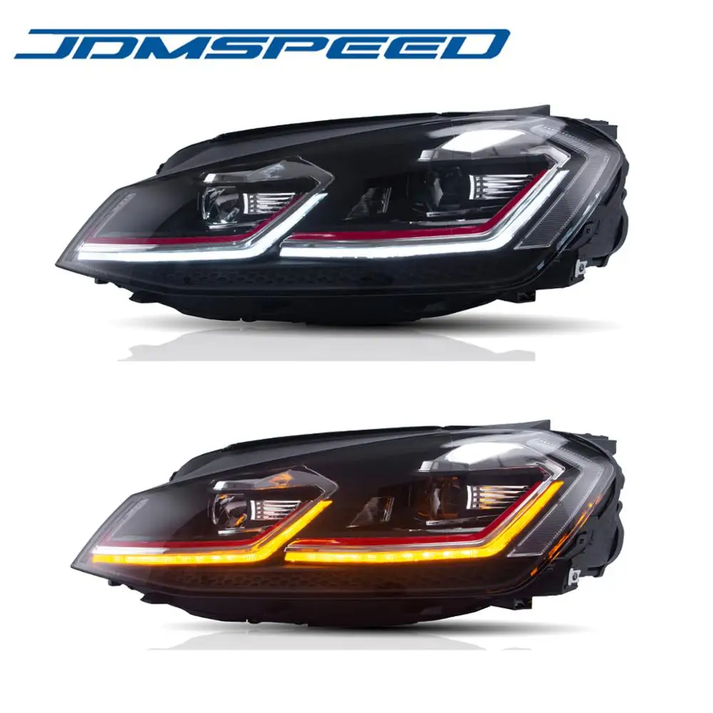 Front LED Headlight With Sequence indicator For Volkswagen VW Golf 7 2013-2018
Front LED Headlight With Sequence indicator For Volkswagen VW Golf 7 2013-2018