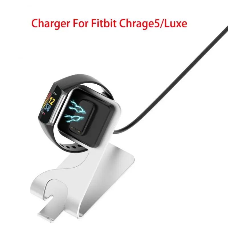 Зарядная док-станция для Fitbit Chrage5/Luxe, сменная зарядная подставка, USB-кабель для зарядки, подставка для умных часов для Fitbit Chrage5 
Зарядная док-станция для Fitbit Chrage5/Luxe, сменная зарядная подставка, USB-кабель для зарядки, подставка для умных часов для Fitbit Chrage5