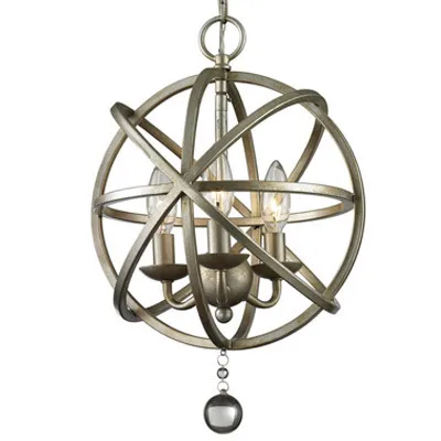 Американский Лофт промышленный стиль ретро подвесной светильник железный шар