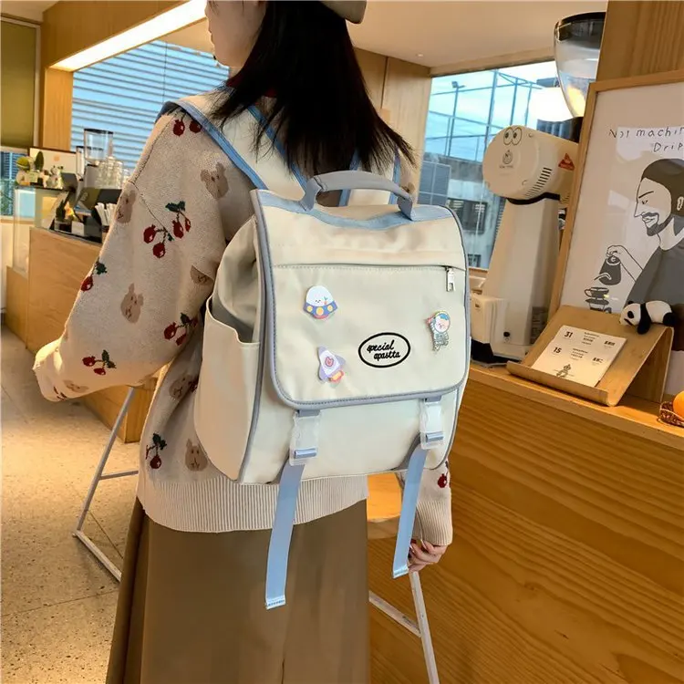 Japanese Style High School Girls Backpack JK Fashion Nylon Waterproof School Bags For Teenage Girls Mochila Feminina Bagpack Bag
Japanese Style High School Girls Backpack JK Fashion Nylon Waterproof School Bags For Teenage Girls Mochila Feminina Bagpack Bag