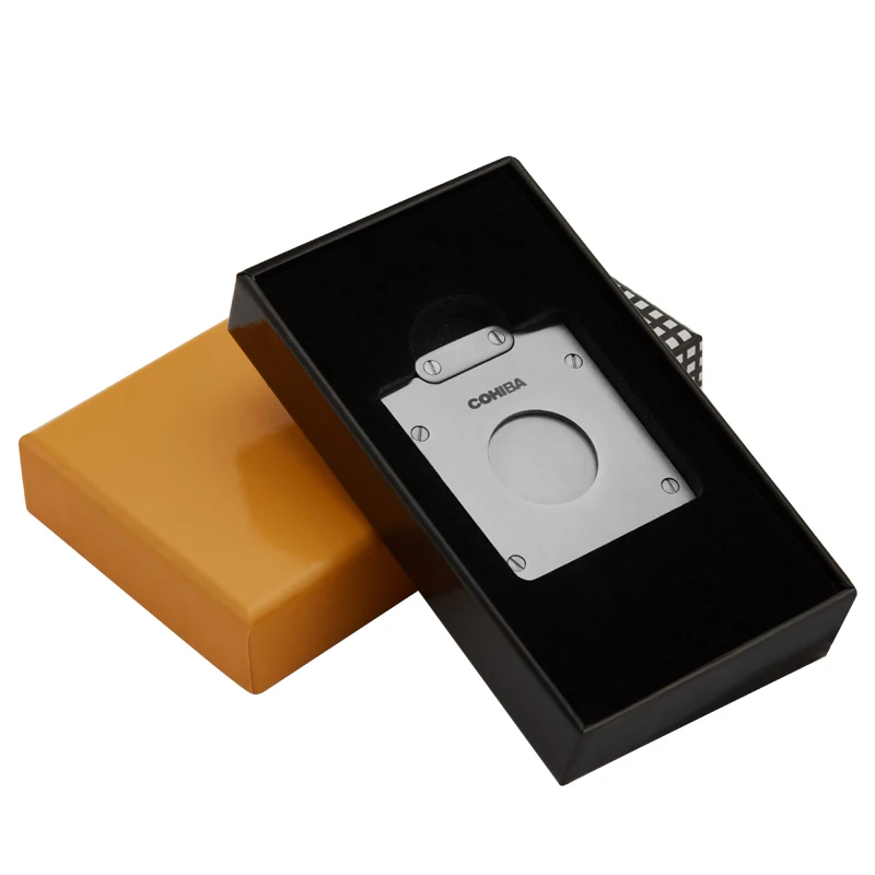 Cohiba Cohiba Cuban Cigar Portable Small Sharp Stainless Steel Single Blade Square Cigar Scissors
Cohiba Cohiba Cuban Cigar Portable Small Sharp Stainless Steel Single Blade Square Cigar Scissors
