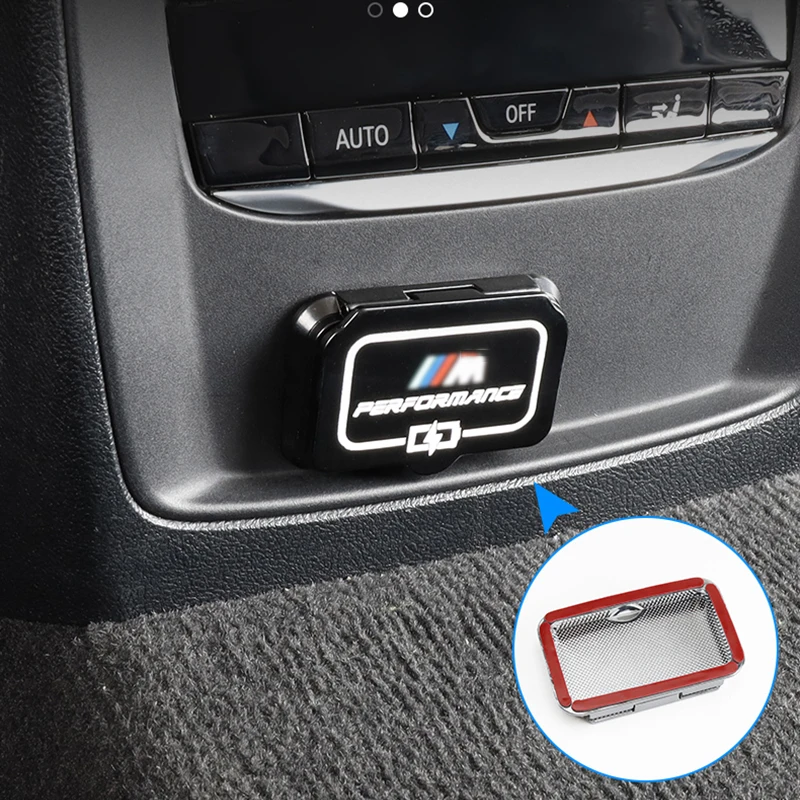 Car Rear USB Charging Port Protection Cover sticker for BMW X1 X2 X3 X4 G01 G02 G20 1 3 5 Series G30 G38 F20 F48 Car Accessories
Car Rear USB Charging Port Protection Cover sticker for BMW X1 X2 X3 X4 G01 G02 G20 1 3 5 Series G30 G38 F20 F48 Car Accessories