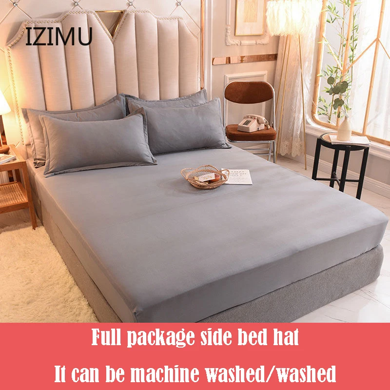 IZIMU 100%Polyester solid color elastic sheet easy care and clean fitted sheet for bed mattress protector(No pillowcase)
IZIMU 100%Polyester solid color elastic sheet easy care and clean fitted sheet for bed mattress protector(No pillowcase)