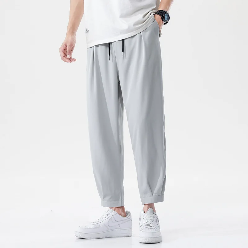 Ice silk pants men's lightweight pants summer 2021 new ice silk casual pants sports straight suit Pants Capris
Ice silk pants men's lightweight pants summer 2021 new ice silk casual pants sports straight suit Pants Capris