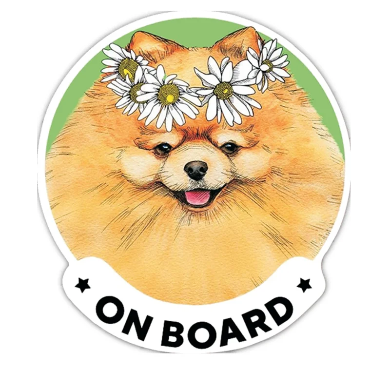 SZWL Dog Pomeranian on Board Car Sticker Colorful Decals Automobile Motorcycle Accessories Stickers Waterproof PVC,14cm*15cm
SZWL Dog Pomeranian on Board Car Sticker Colorful Decals Automobile Motorcycle Accessories Stickers Waterproof PVC,14cm*15cm