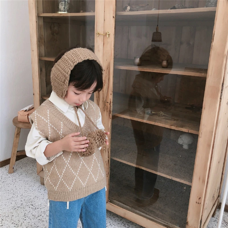 Girls Sweet Lovely Parent-Child Hair Band Kids Earmuffs Hat Korean Boys And Girls Knit Wool Hat Toddler Outdoor Children Cap
Girls Sweet Lovely Parent-Child Hair Band Kids Earmuffs Hat Korean Boys And Girls Knit Wool Hat Toddler Outdoor Children Cap
