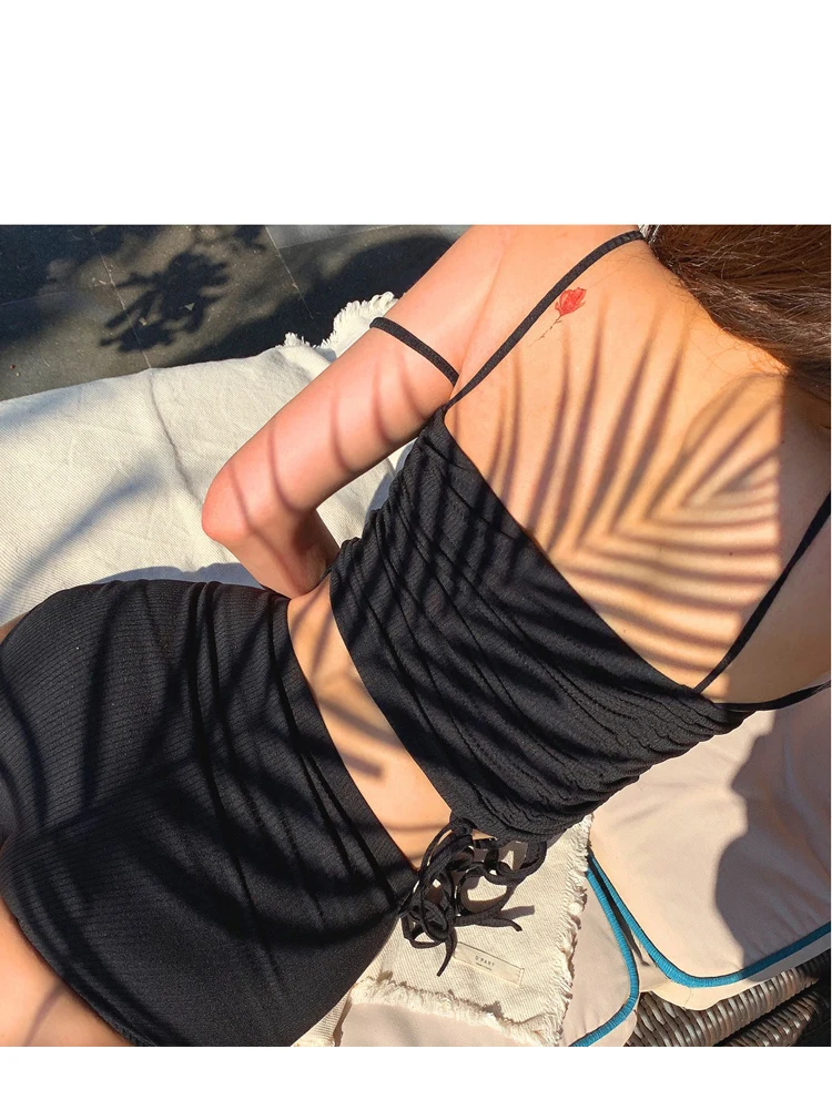 Korean Style High Waist Bikini Set Women Biquini Suit Two Pieces Swimwear Solid Swimsuit High Quality Beach Suit 2020
Korean Style High Waist Bikini Set Women Biquini Suit Two Pieces Swimwear Solid Swimsuit High Quality Beach Suit 2020