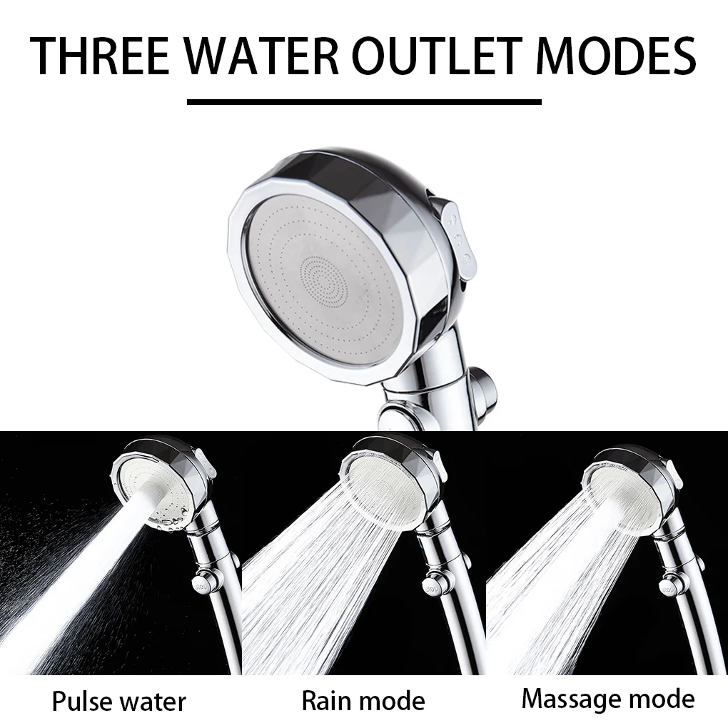 3 Modes Shower Head High Pressure Adjustable Bath Showerhead Removable 300 Holes Nozzle 5Modes Sprayer Bathroom Filter For Water
3 Modes Shower Head High Pressure Adjustable Bath Showerhead Removable 300 Holes Nozzle 5Modes Sprayer Bathroom Filter For Water