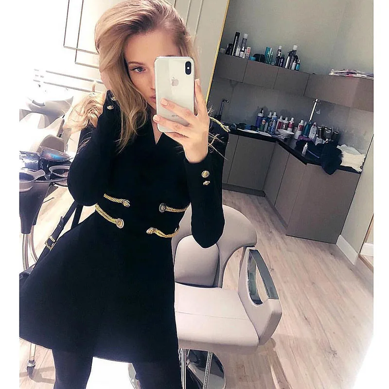 Bevenccel Long Sleeve V Neck A Line Bodycon Sequins Buttons Elegant Bandage Dress Vestidos
Bevenccel Long Sleeve V Neck A Line Bodycon Sequins Buttons Elegant Bandage Dress Vestidos