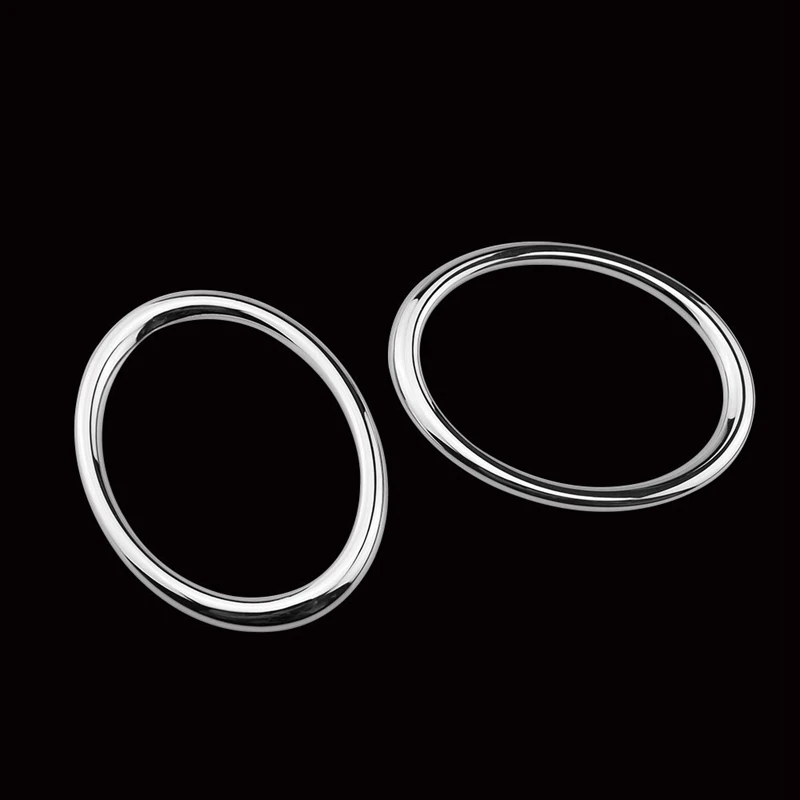 Car Front Fog Lights Lamp Decoration Frame Stickers Cover Trim for- Q3 2011-2014 Accessories