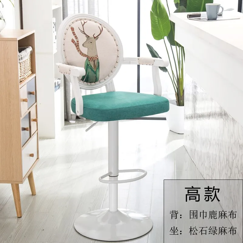 European bar stool simple lifting rotary bar chair high stool cashier chair back stool home
European bar stool simple lifting rotary bar chair high stool cashier chair back stool home