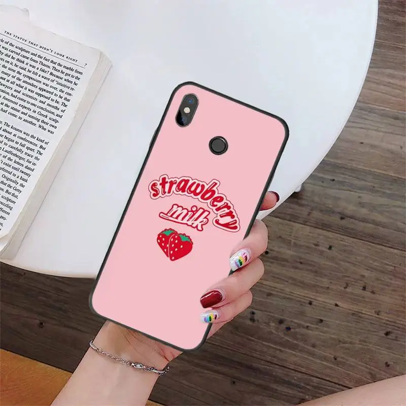 Korean Strawberry Milk Phone Case For Xiaomi Redmi Note7 8 9 Note8T 9T 8Pro 9S Note10 Redmi 8A X3 9C
Korean Strawberry Milk Phone Case For Xiaomi Redmi Note7 8 9 Note8T 9T 8Pro 9S Note10 Redmi 8A X3 9C