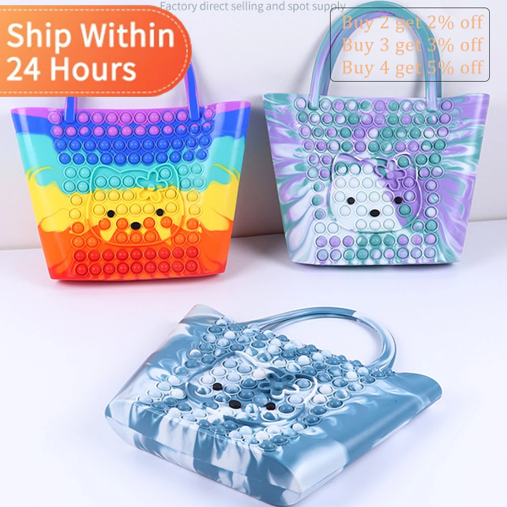 Cat Animals bolso Hand Bags Pop Fidget Toys Kids Pencil Cases Simple Dimple Push New Sensory Figet Toy Autism Antistress Game
Cat Animals bolso Hand Bags Pop Fidget Toys Kids Pencil Cases Simple Dimple Push New Sensory Figet Toy Autism Antistress Game