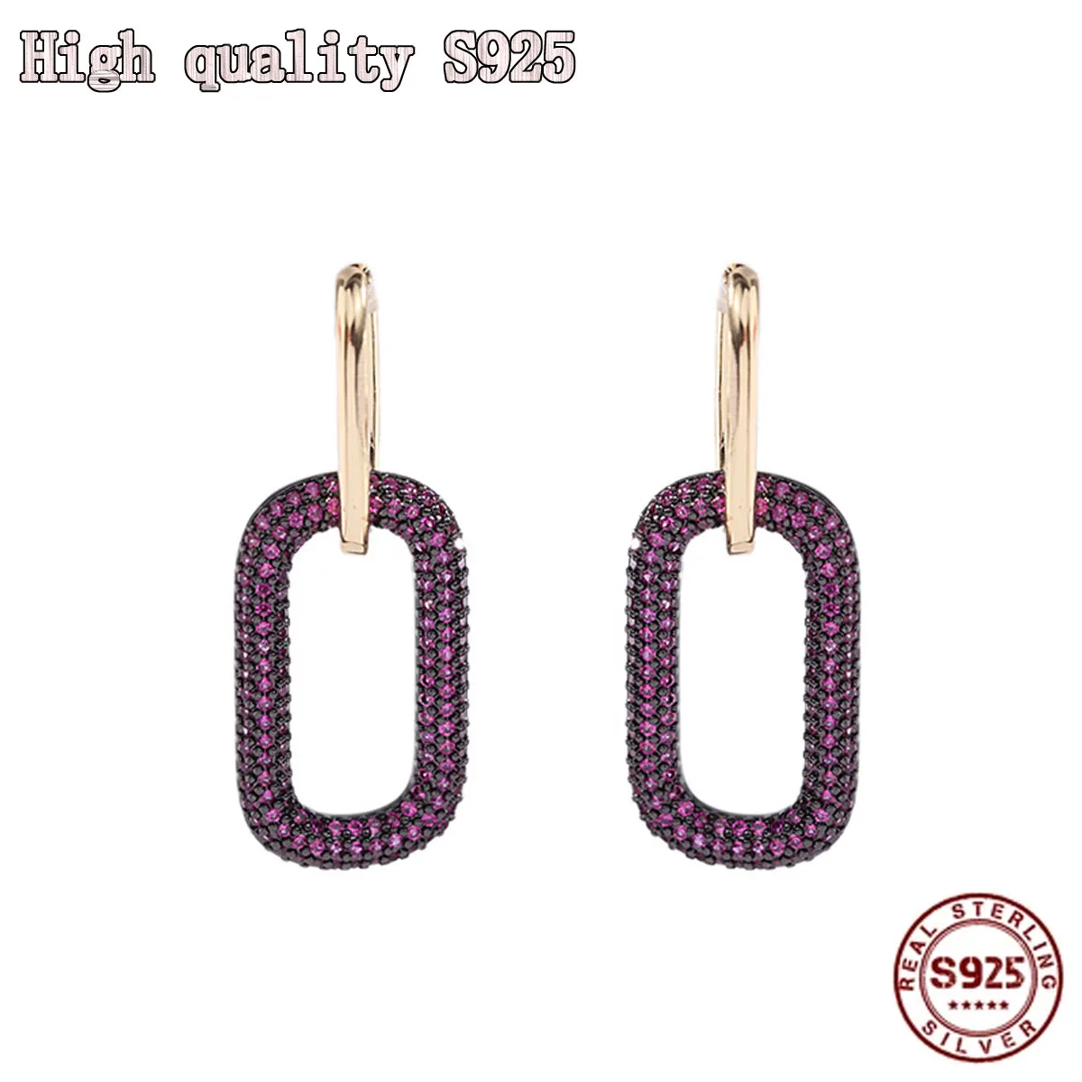 2021 New S925 Silver Needle High-grade Sense Retro Micro Inlaid Color Zircon Geometric Buckle Earrings for Women Women Jewelry
2021 New S925 Silver Needle High-grade Sense Retro Micro Inlaid Color Zircon Geometric Buckle Earrings for Women Women Jewelry