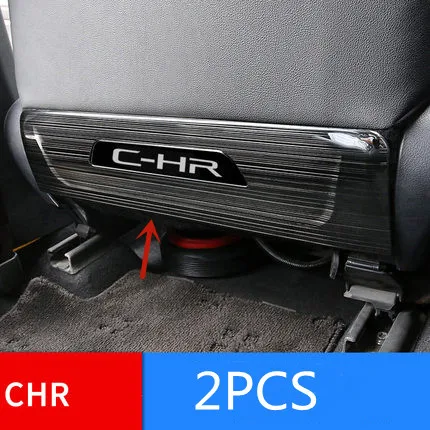 For Toyota C-HR 2018-2021 High-quality stainless steel Seat anti kick pad Seat Back row anti kick pad car accessories
For Toyota C-HR 2018-2021 High-quality stainless steel Seat anti kick pad Seat Back row anti kick pad car accessories