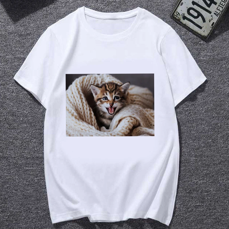 Summer Cute cat Printed T-Shirt Women Fashion T-shirt Top Summer Graphic Casual t shirt Harajuku T-shirt Summer Fashion Tshirt
Summer Cute cat Printed T-Shirt Women Fashion T-shirt Top Summer Graphic Casual t shirt Harajuku T-shirt Summer Fashion Tshirt