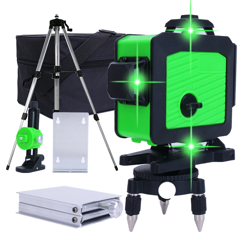 Laser Level 16 Lines Horizontal Vertical Cross Line Wireless Remote Control Super Powerful Green Beam Self-Leveling Measure Tool
Laser Level 16 Lines Horizontal Vertical Cross Line Wireless Remote Control Super Powerful Green Beam Self-Leveling Measure Tool
