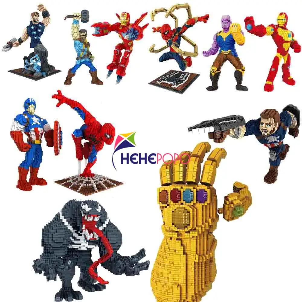 2648pcs 1035 New SpiderMan Block Model Assemble 3D Model DIY Diamond Micro Building Blocks Bricks Toy for Children
2648pcs 1035 New SpiderMan Block Model Assemble 3D Model DIY Diamond Micro Building Blocks Bricks Toy for Children