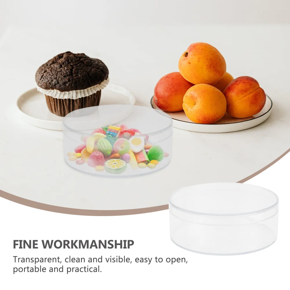 10Pcs Mini Jewelry Box Air Cushion Case Puff Case Round Plastic Box Candy Box 
10Pcs Mini Jewelry Box Air Cushion Case Puff Case Round Plastic Box Candy Box