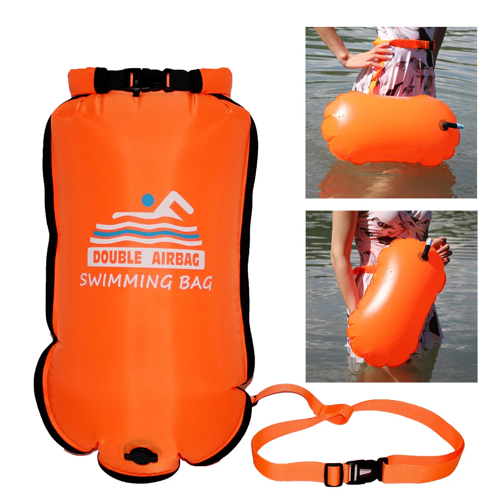 Outdoor Waterproof Float Dry Bag Inflatable Swimming Safety Portable Double Air Bag for Swimming Water Sports Boating Rafting
Outdoor Waterproof Float Dry Bag Inflatable Swimming Safety Portable Double Air Bag for Swimming Water Sports Boating Rafting
