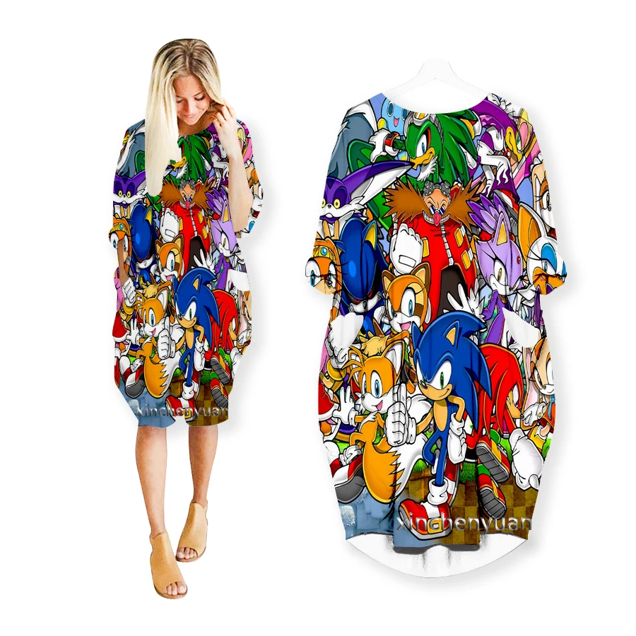 xinchenyuan 3D Print Cartoon Sonic-The Hedgehog Dresses Fashion Mid-length Dress Women Clothing Pocket Long Sleeve Top R01
xinchenyuan 3D Print Cartoon Sonic-The Hedgehog Dresses Fashion Mid-length Dress Women Clothing Pocket Long Sleeve Top R01