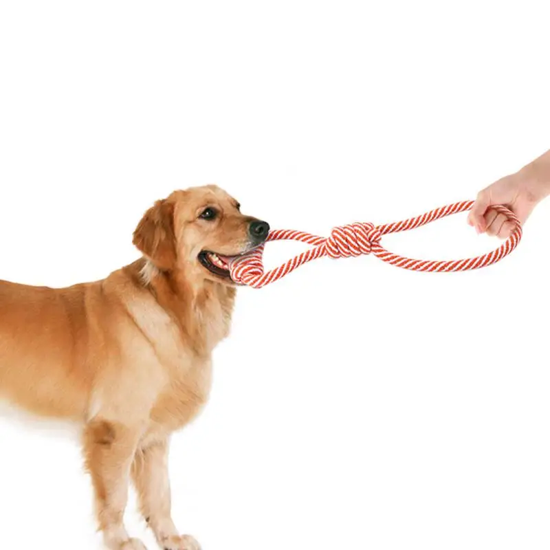 Жевательная игрушка-узел для собак, щенков, из хлопка, с ручкой, прочная плетеная игрушка, товары для животных, собак 
Жевательная игрушка-узел для собак, щенков, из хлопка, с ручкой, прочная плетеная игрушка, товары для животных, собак