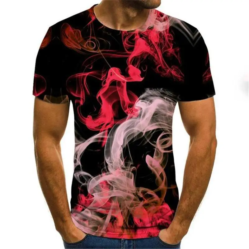 New summer casual hip-hop street clothing black smoke 3d t-shirt flame fashion t-shirt men and women t-shirt
New summer casual hip-hop street clothing black smoke 3d t-shirt flame fashion t-shirt men and women t-shirt