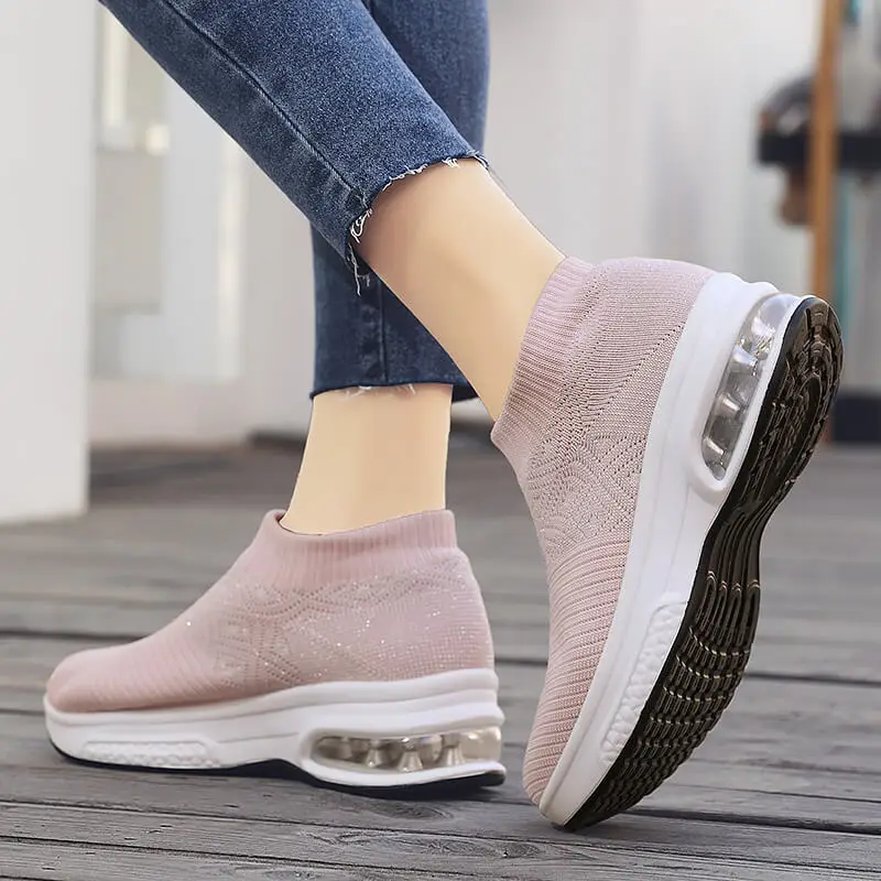 Air Cushioning Running Shoes Women Slip-On Chaussure Sport Femme Mesh Zapatillas Mujer Breathable Sneakers Women For Jogging
Air Cushioning Running Shoes Women Slip-On Chaussure Sport Femme Mesh Zapatillas Mujer Breathable Sneakers Women For Jogging