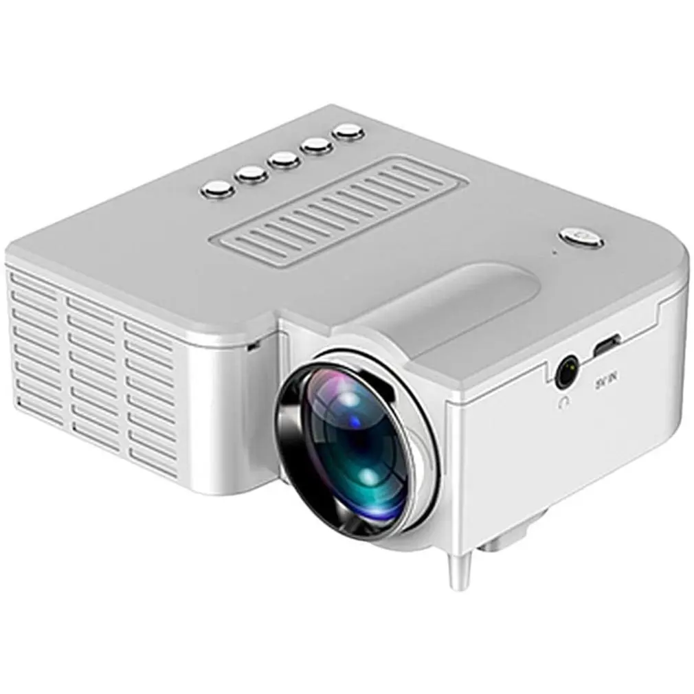 Мини-проектор UC28 1080P для домашнего кинотеатра, киновидео, светодиодный проектор, видеопроектор с поддержкой 4K видео, U-диск, TF-карта STB
Мини-проектор UC28 1080P для домашнего кинотеатра, киновидео, светодиодный проектор, видеопроектор с поддержкой 4K видео, U-диск, TF-карта STB