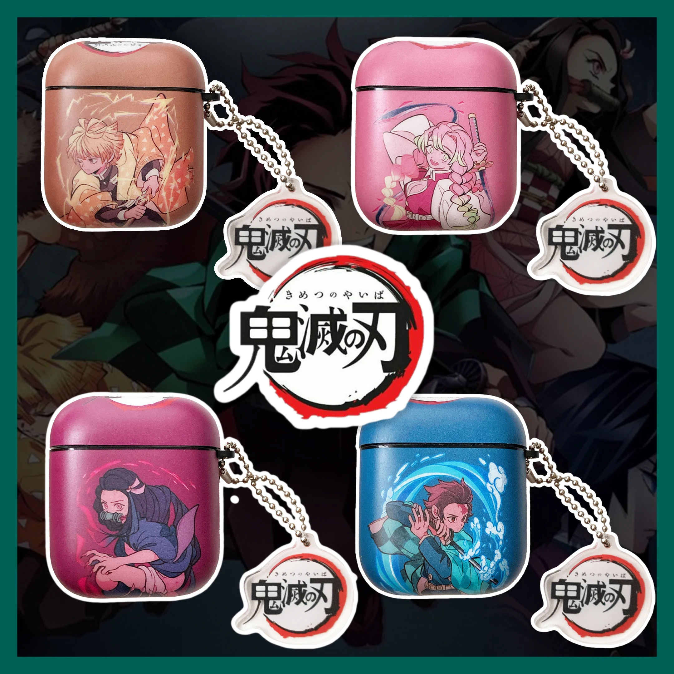 Hot Cartoon Demon Slayer Cute Pendant Case For AirPods 1 2 3 Pro Charging Wireless Bluetooth Earphone Soft Tpu Cover
Hot Cartoon Demon Slayer Cute Pendant Case For AirPods 1 2 3 Pro Charging Wireless Bluetooth Earphone Soft Tpu Cover