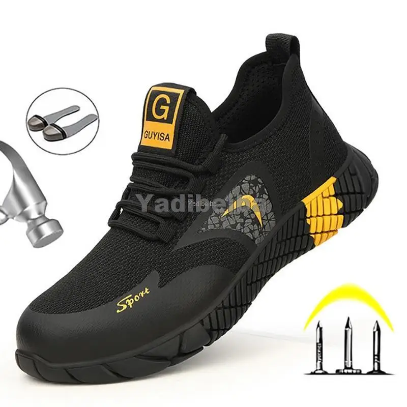Breathable Men's Safety Shoes Boots With Steel Toe Cap Casual Men's Boots Work Indestructible Shoes Puncture-Proof Work Sneakers
Breathable Men's Safety Shoes Boots With Steel Toe Cap Casual Men's Boots Work Indestructible Shoes Puncture-Proof Work Sneakers