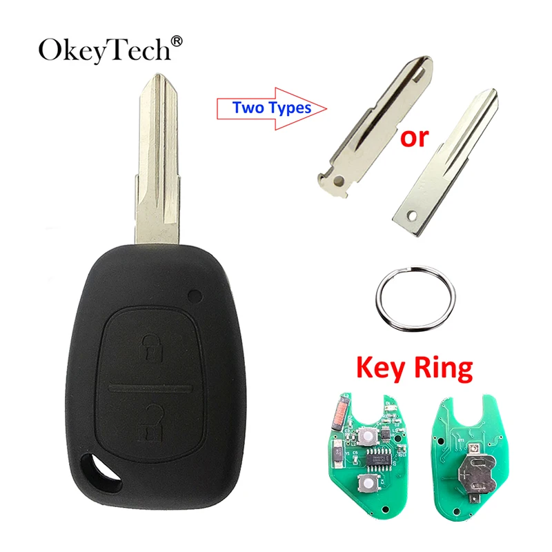 OkeyTech 433MHZ PCF7946 Chip Remote Car Key For Renault Megane Modus Clio Kangoo Logan Sandero Duster Key Uncut VAC102/206 Blade
OkeyTech 433MHZ PCF7946 Chip Remote Car Key For Renault Megane Modus Clio Kangoo Logan Sandero Duster Key Uncut VAC102/206 Blade