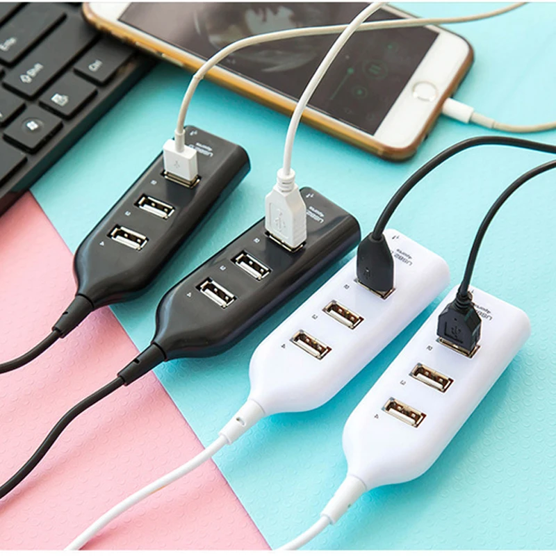 Высокоскоростной USB-концентратор 4 порта USB 2 0 разветвитель 480 Мбит/с мультиusb-порт