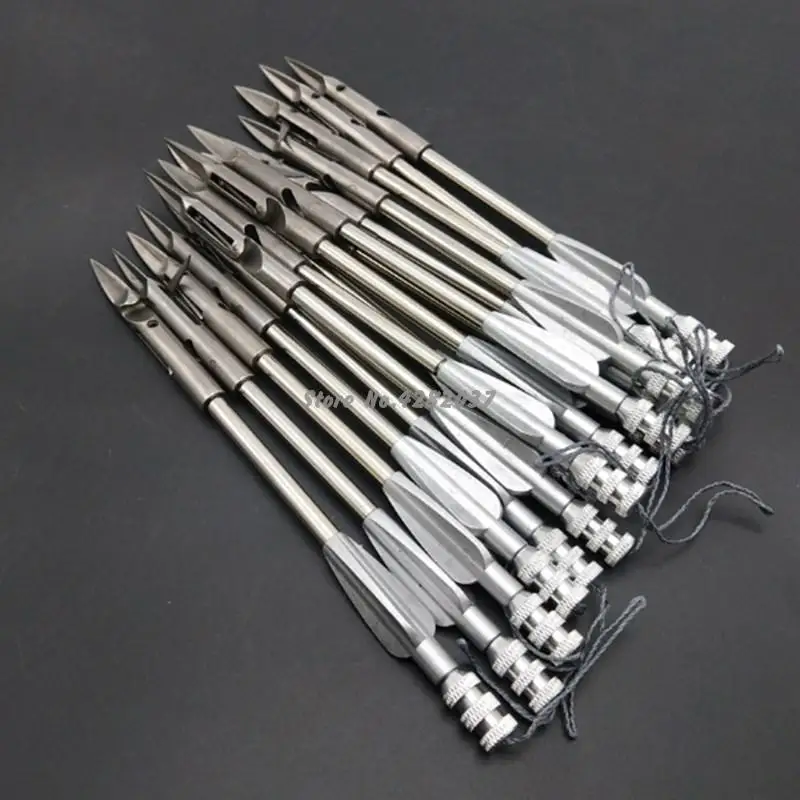 3/5pcs Stainless Steel Slingshot Catapult Fishining Dart Arrowhead Fish Slingshot Arrow Head Shooting Catapult Dart Hunting Tool
3/5pcs Stainless Steel Slingshot Catapult Fishining Dart Arrowhead Fish Slingshot Arrow Head Shooting Catapult Dart Hunting Tool