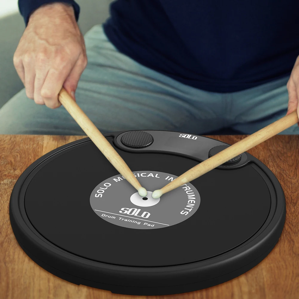 Solo 10-inch Electronic Dumb Drum Practice Pad for Beginners With Drum Pad Metronome Training Set Percussion Instruments Parts
Solo 10-inch Electronic Dumb Drum Practice Pad for Beginners With Drum Pad Metronome Training Set Percussion Instruments Parts