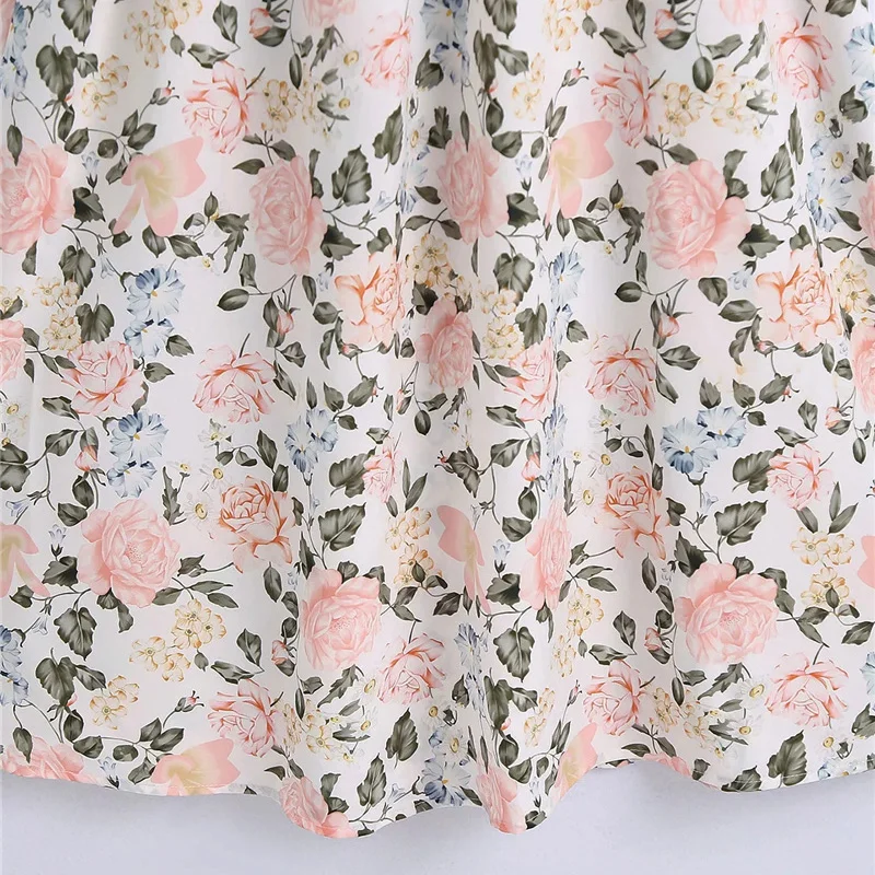 Sister Fara Chic With Tied Floral Print Summer Women's Dress 2021 Puff Sleeve Elastic Waist Midi Dress Casual Women's Dresses
Sister Fara Chic With Tied Floral Print Summer Women's Dress 2021 Puff Sleeve Elastic Waist Midi Dress Casual Women's Dresses