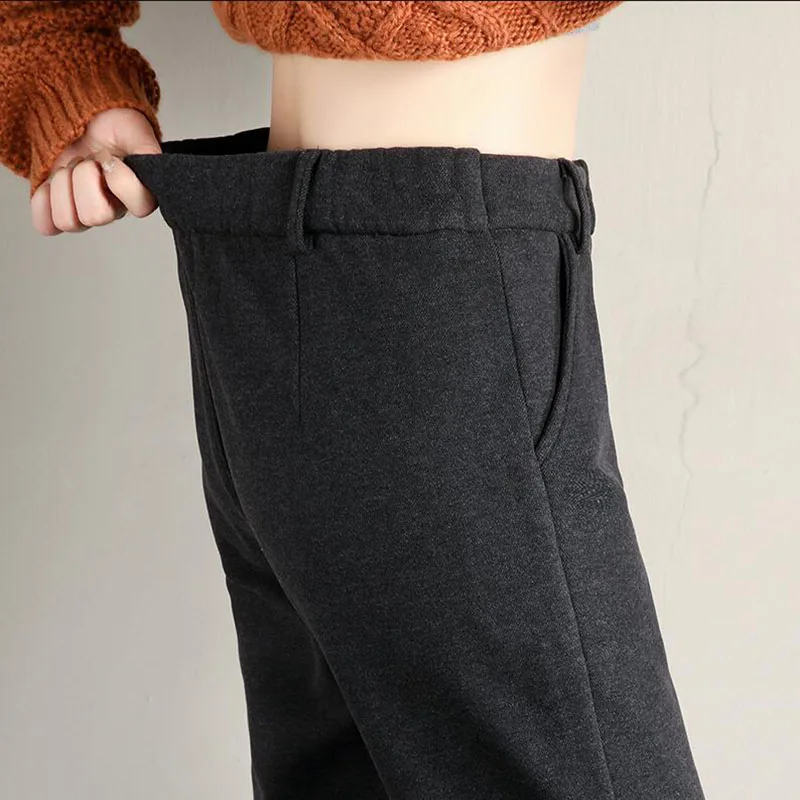 Women Harem Pants 2020 Autumn Winter High Waist Plus velvet Female Casual Woolen Pants Loose Warm Long Trousers Plus Size
Women Harem Pants 2020 Autumn Winter High Waist Plus velvet Female Casual Woolen Pants Loose Warm Long Trousers Plus Size