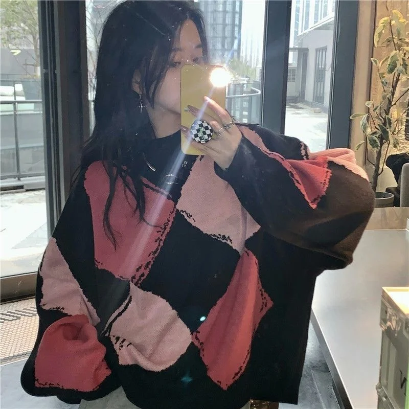 Женский свитер в студенческом стиле, новый свободный Универсальный пуловер в Корейском стиле на осень и зиму, Qm *
Женский свитер в студенческом стиле, новый свободный Универсальный пуловер в Корейском стиле на осень и зиму, Qm *