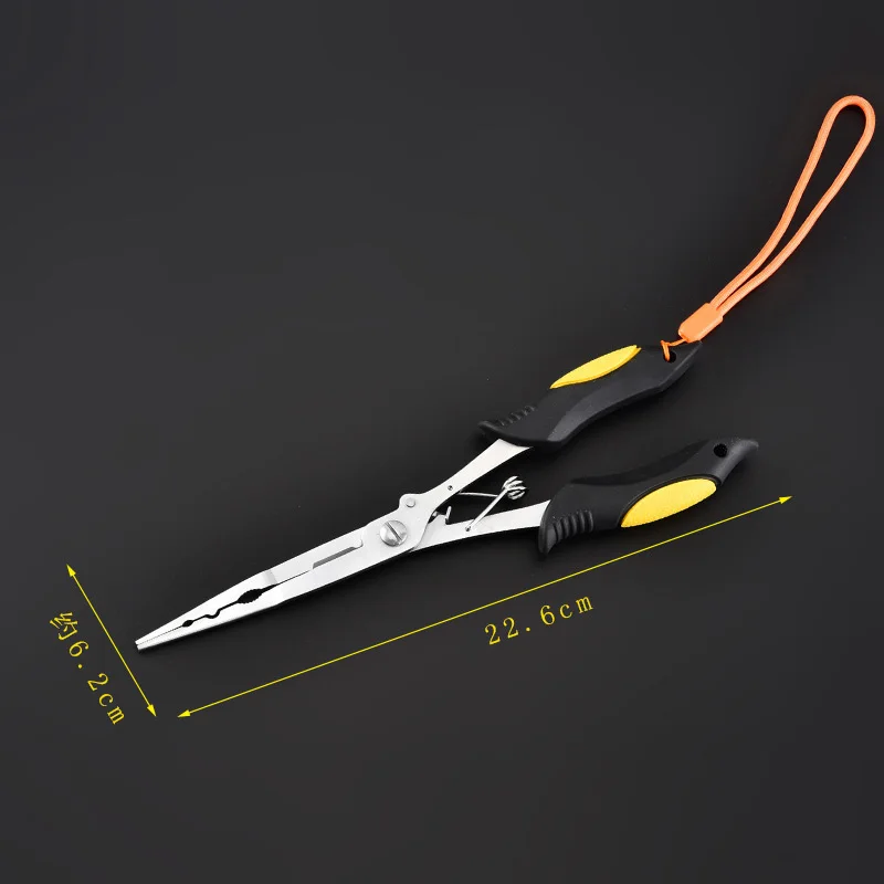 Multifunctional Fishing Pliers Bait Hook Remover Fishing Tackle Cutting Scissors Cutting Fish Use Tongs Fishing Accessories
Multifunctional Fishing Pliers Bait Hook Remover Fishing Tackle Cutting Scissors Cutting Fish Use Tongs Fishing Accessories