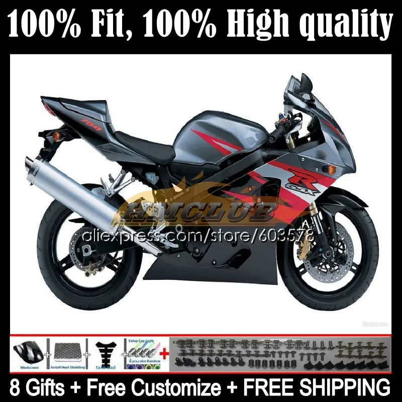 Injection OEM For SUZUKI 600CC GSXR-750 K4 GSXR 600 750 CC 4CL.38 GSXR-600 GSXR750 04 05 GSXR600 2004 2005 Fairing Grey black
Injection OEM For SUZUKI 600CC GSXR-750 K4 GSXR 600 750 CC 4CL.38 GSXR-600 GSXR750 04 05 GSXR600 2004 2005 Fairing Grey black