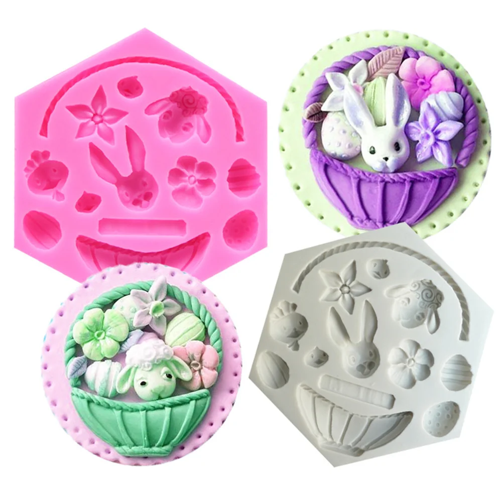 1 Pcs 3d Flower Basket Silicone Mould Cake Fondant Decoration Easter Bunny Egg Mold Chocolate Mold Baking Tools
1 Pcs 3d Flower Basket Silicone Mould Cake Fondant Decoration Easter Bunny Egg Mold Chocolate Mold Baking Tools