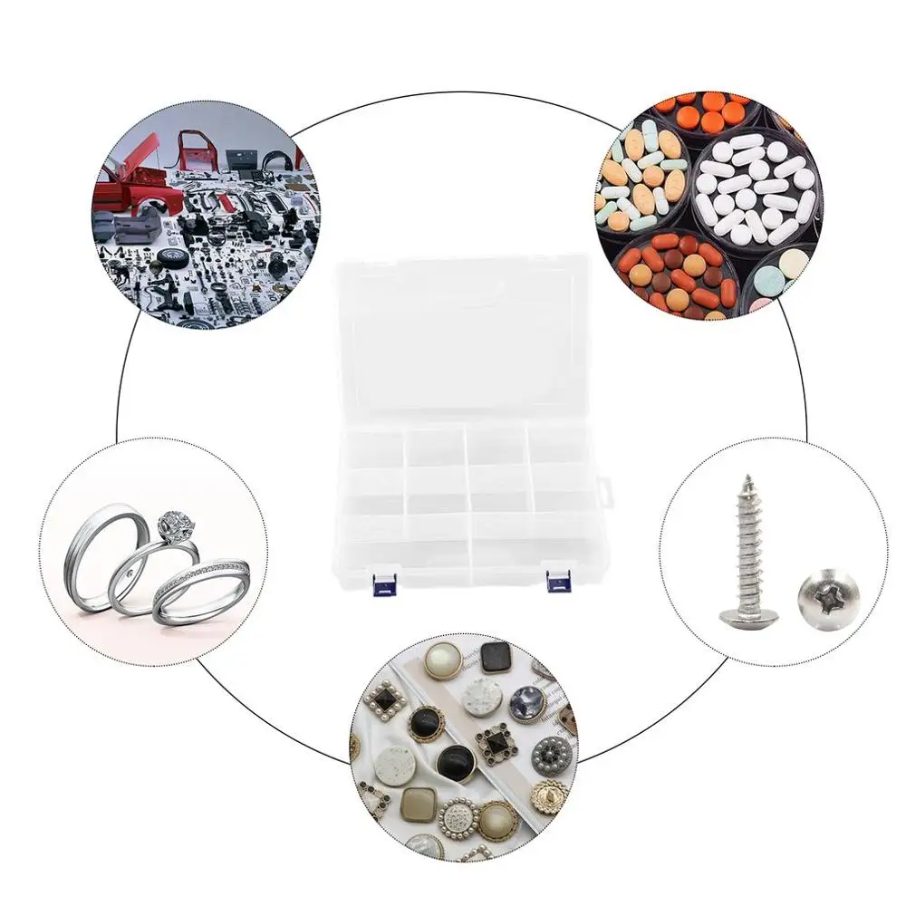 1 PC Tool Parts Storage Box Double-deck Jewelry Accessories Portable Storage Box Suitable For Hardware And Crafts
1 PC Tool Parts Storage Box Double-deck Jewelry Accessories Portable Storage Box Suitable For Hardware And Crafts