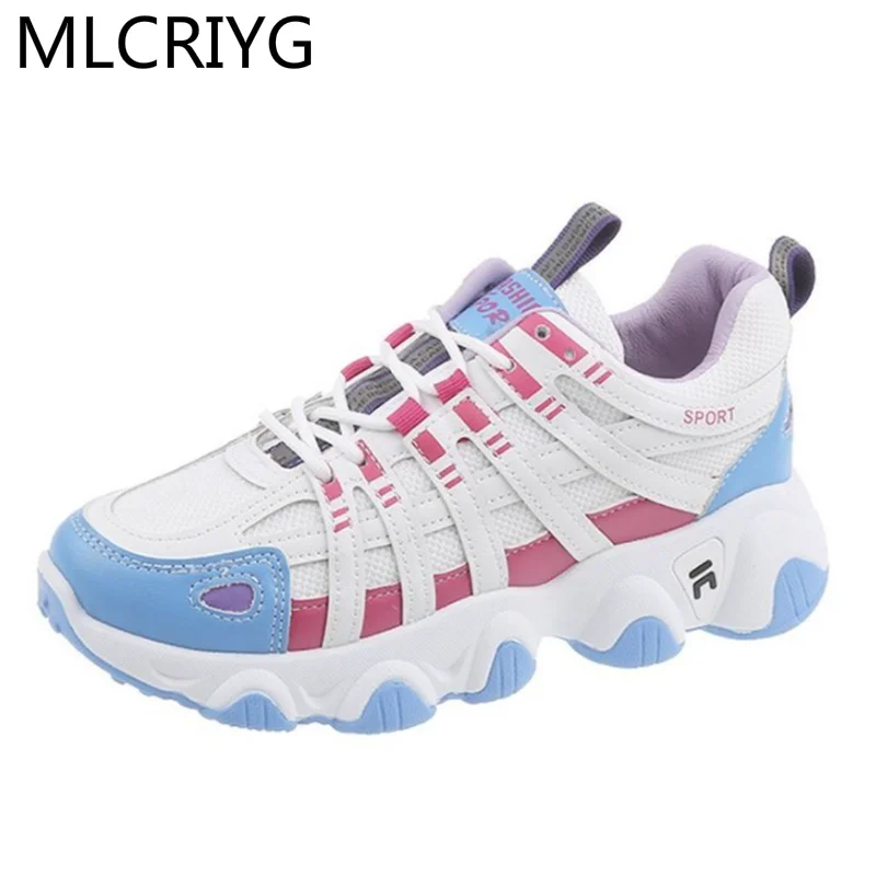 2021 New Autumn Fashion Sneakers Women Shoes Platform Sneaker Female Mesh Breathable Vulcanized Shoes Lace-up Casual Shoes Woman
2021 New Autumn Fashion Sneakers Women Shoes Platform Sneaker Female Mesh Breathable Vulcanized Shoes Lace-up Casual Shoes Woman