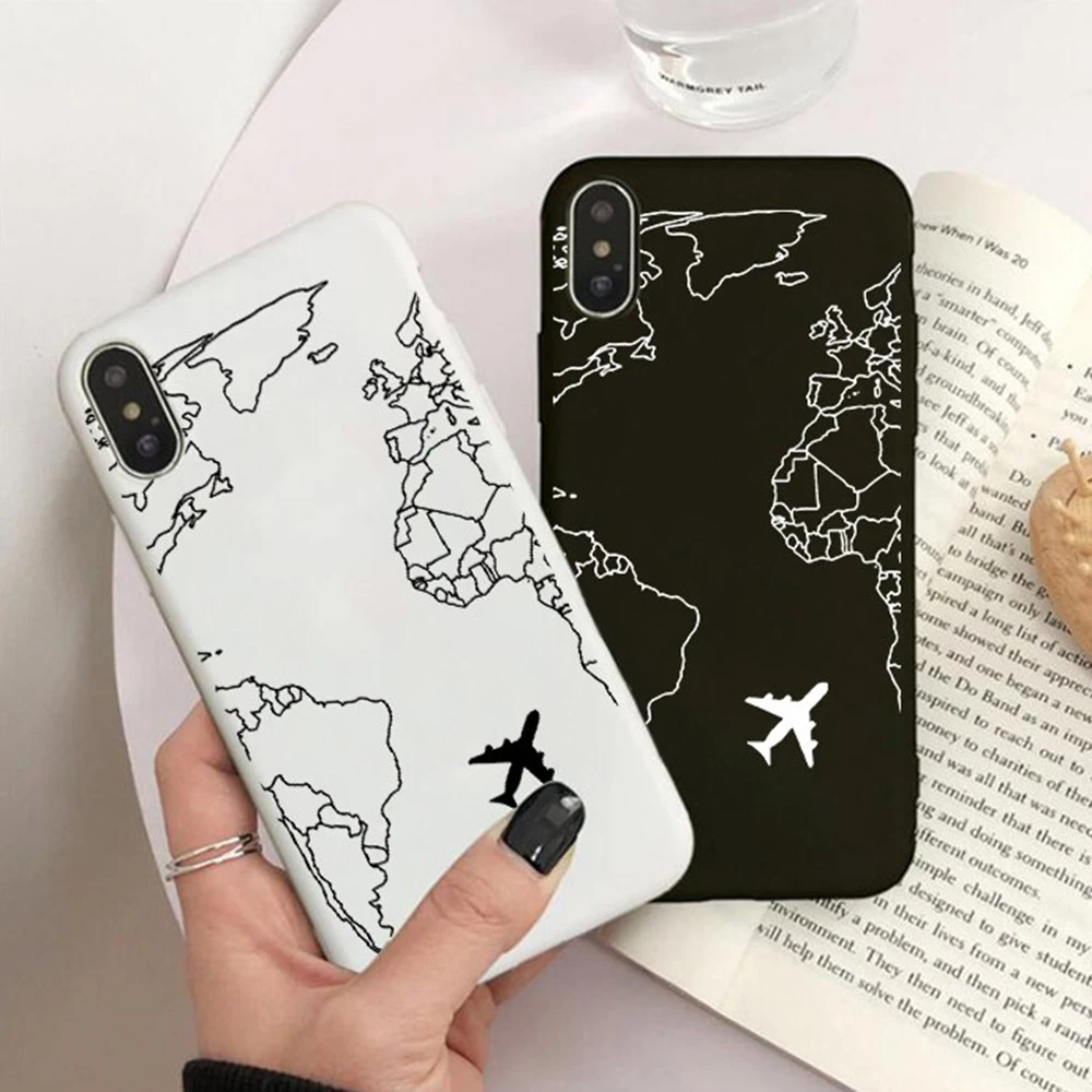 Planes Map Designs Simple Loving Couple Phone Case For IPhone 11 Pro Max X XR XS 8 7 6 6S Plus SE 2020 Cover Cases
Planes Map Designs Simple Loving Couple Phone Case For IPhone 11 Pro Max X XR XS 8 7 6 6S Plus SE 2020 Cover Cases